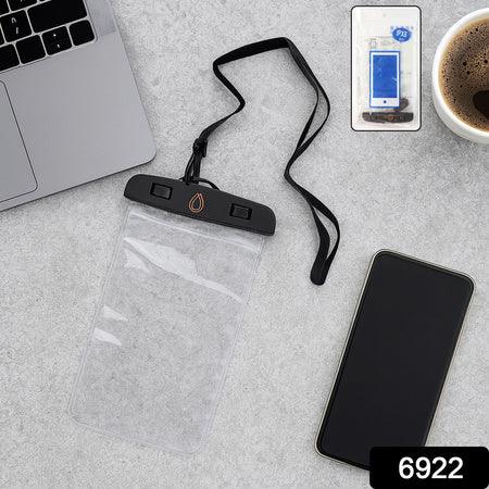 6922 Mobile Cover Pouch Transparent Waterproof Sealed Plastic Smartphone Protective Pouch Coverbag For All Mobile Phones - Zidbik