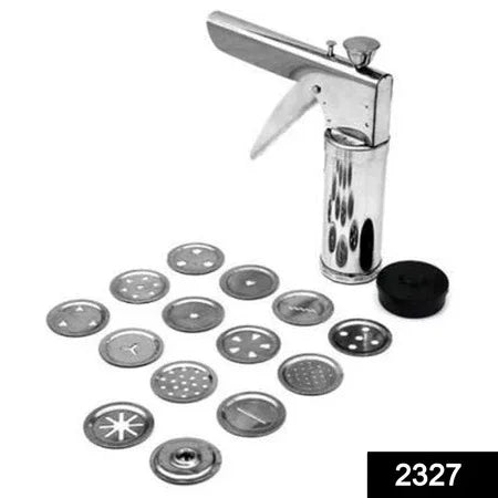 2327 15 In 1 Stainless Steel Kitchen Press With Different Parts - Zidbik