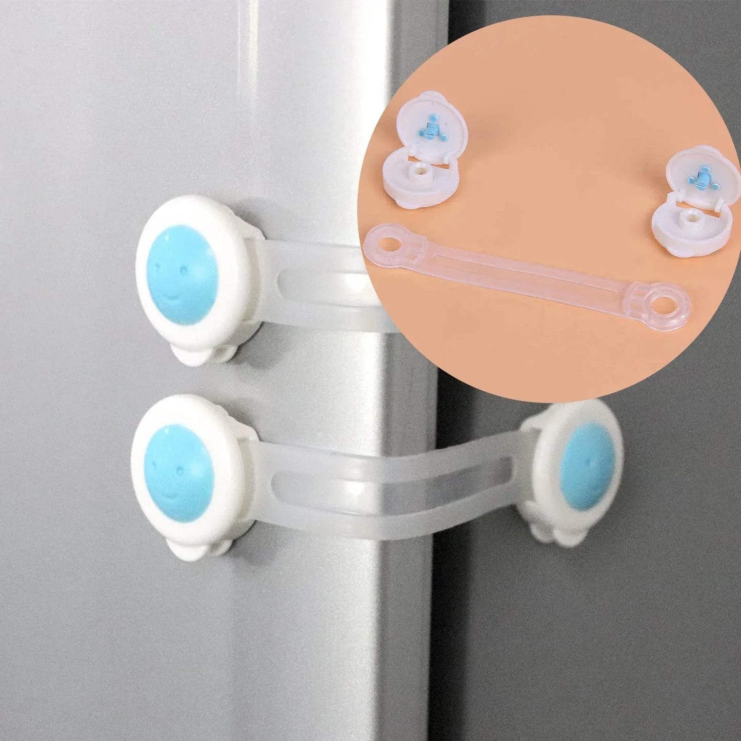 4688 Baby Proofing Child Safety Strap Locks (1pc Only) - Zidbik