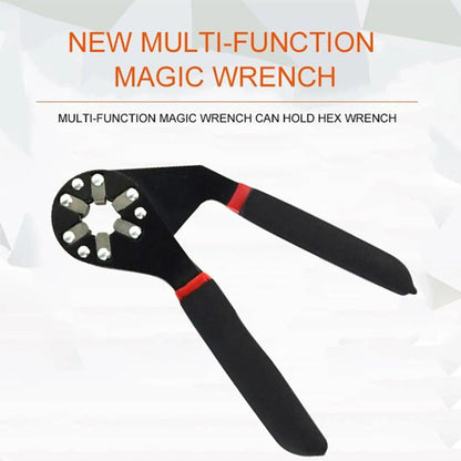 9062 Multi-function Hexagon Universal Wrench Adjustable Bionic Plier Spanner Repair Hand Tool (Small) Single Sided Bionic Wrench Household Repairing Wrench Hand Tool - Zidbik