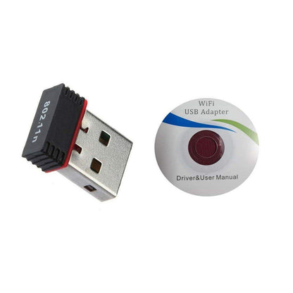 7224 Wi-fi Receiver Wireless Mini Wi-fi Network Adapter With With Driver Cd For Computer  Laptop And Etc Device Use - Zidbik
