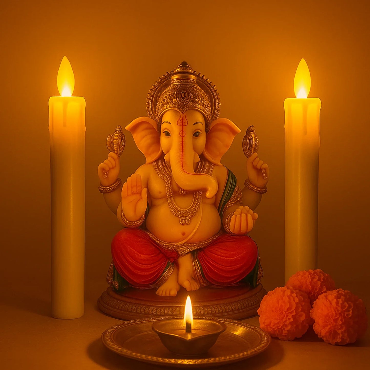Set Of 2 Led Flameless Taper Candles - Zidbik