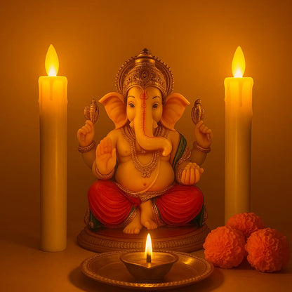 Set Of 2 Led Flameless Taper Candles - Zidbik
