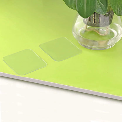 1765 New Double Side Tape Sticker Strong Waterproof Wall Indoor Nano Adhesive No Trace Gel Clear Industrial Multipurpose Removable Use For Bedroom Home Kitchen Hotel (0.8mmx1pc) - Zidbik