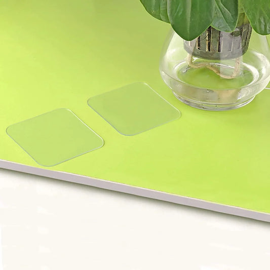 1765 New Double Side Tape Sticker Strong Waterproof Wall Indoor Nano Adhesive No Trace Gel Clear Industrial Multipurpose Removable Use For Bedroom Home Kitchen Hotel (0.8mmx1pc) - Zidbik