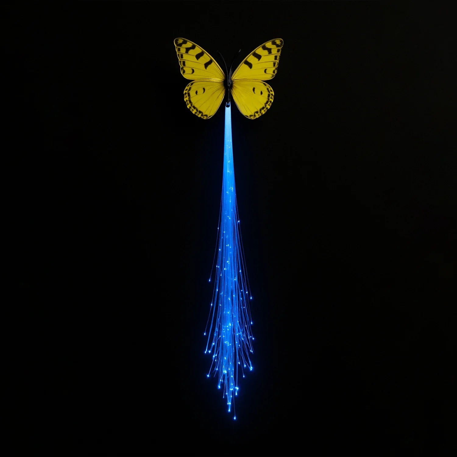 Led Butterfly Hair Braid Clip (Mix Color 1 Pc) - Zidbik