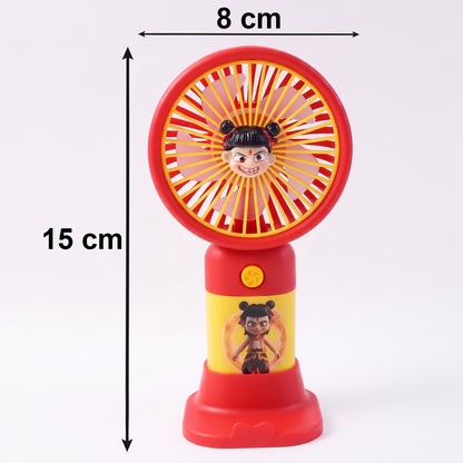 Cute Cartoon Character Portable Mini Fan (1 Pc)