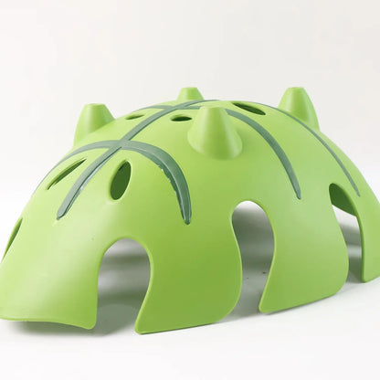 Leaf-shaped Plastic Fruit Basket (1 Pc) - Zidbik