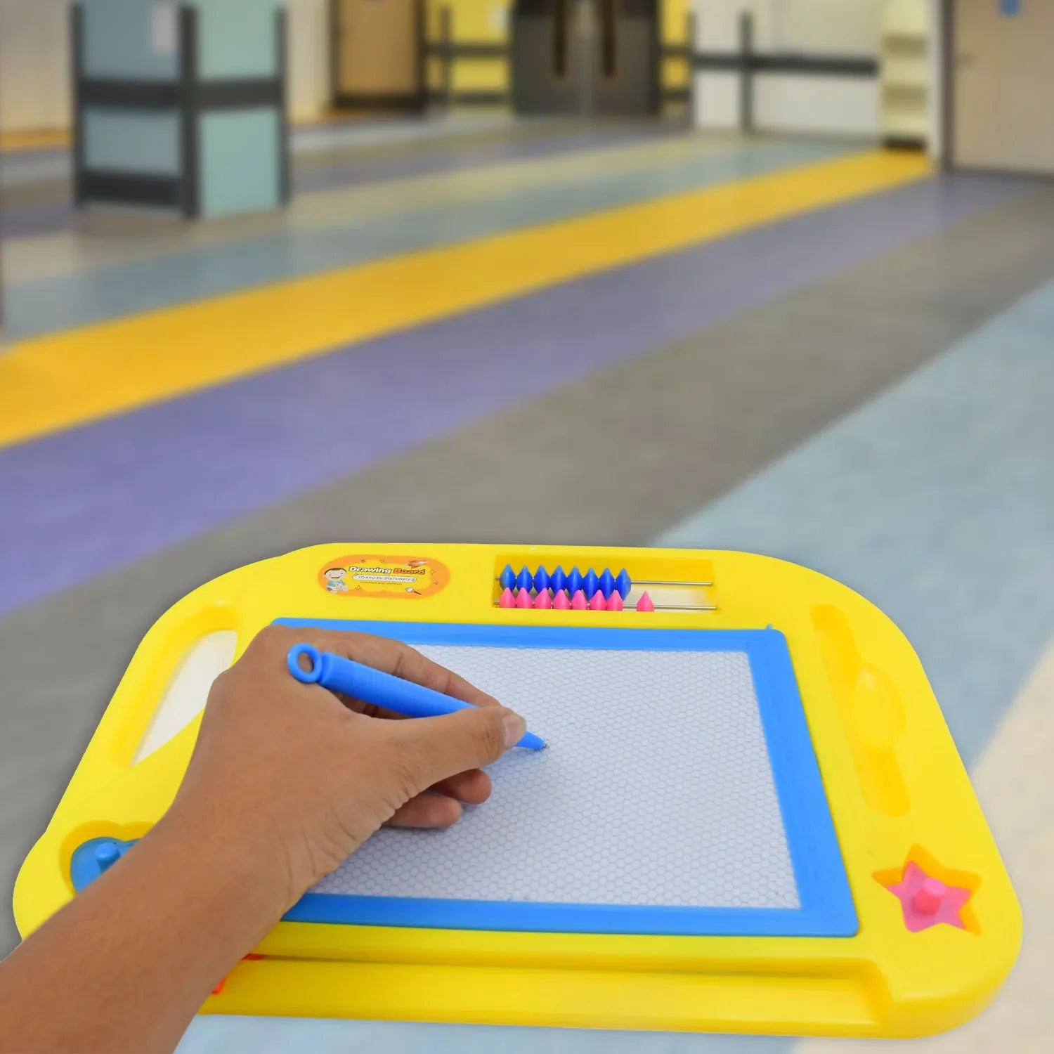 Magic Sketch Slate Board For Kids (1 Pc 31 22 Cm) - Zidbik