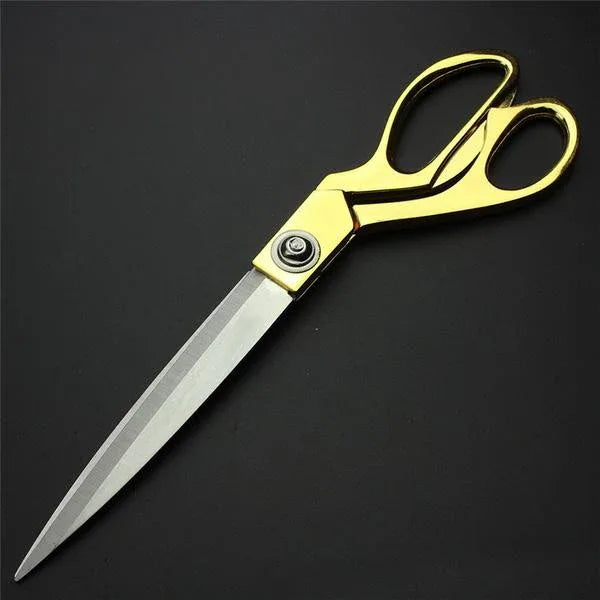 0560 Gold Plated Professional Cloth Cutting Scissor - Zidbik
