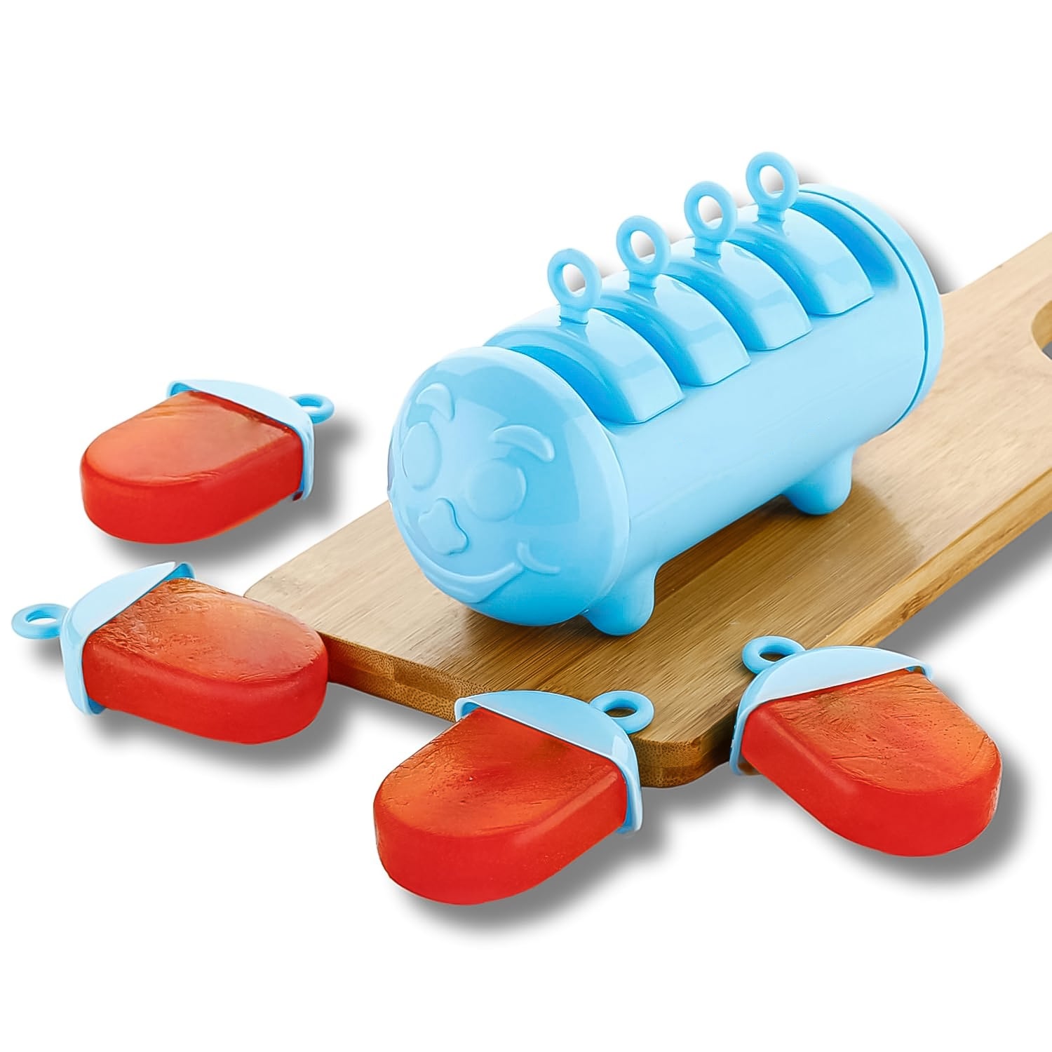 Plastic Ice Candy Maker 4 Compartment  Grid Kulfi Candy (1 Pc) - Zidbik