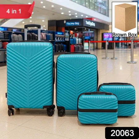 4-in-1 Luggage Set Durable And Stylish Hard Shell Suitcase Set - Zidbik