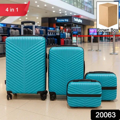 4-in-1 Luggage Set Durable And Stylish Hard Shell Suitcase Set - Zidbik