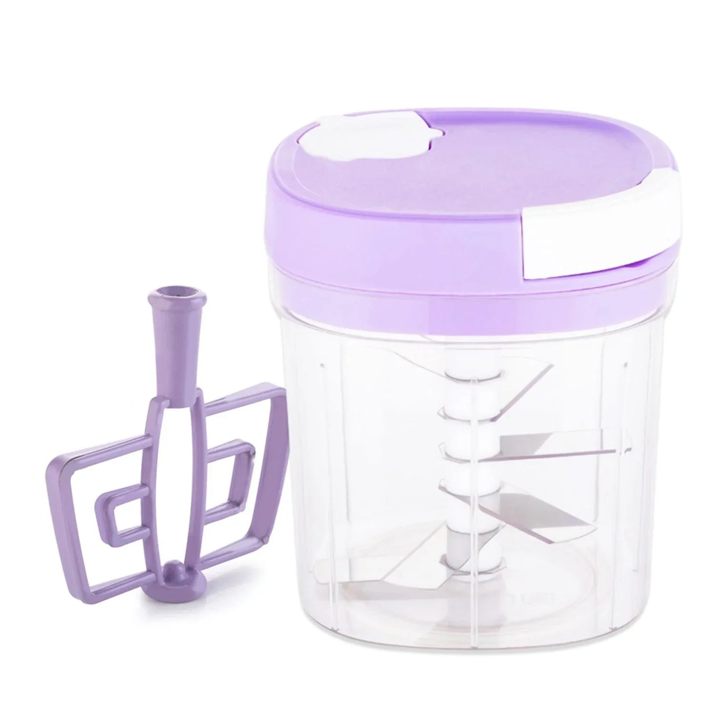 2670 2 In 1 Handy Chopper And Slicer Used Widely For Chopping And Slicing Of Fruits Vegetables Cheese Etc. Including All Kitchen Purposes. - Zidbik