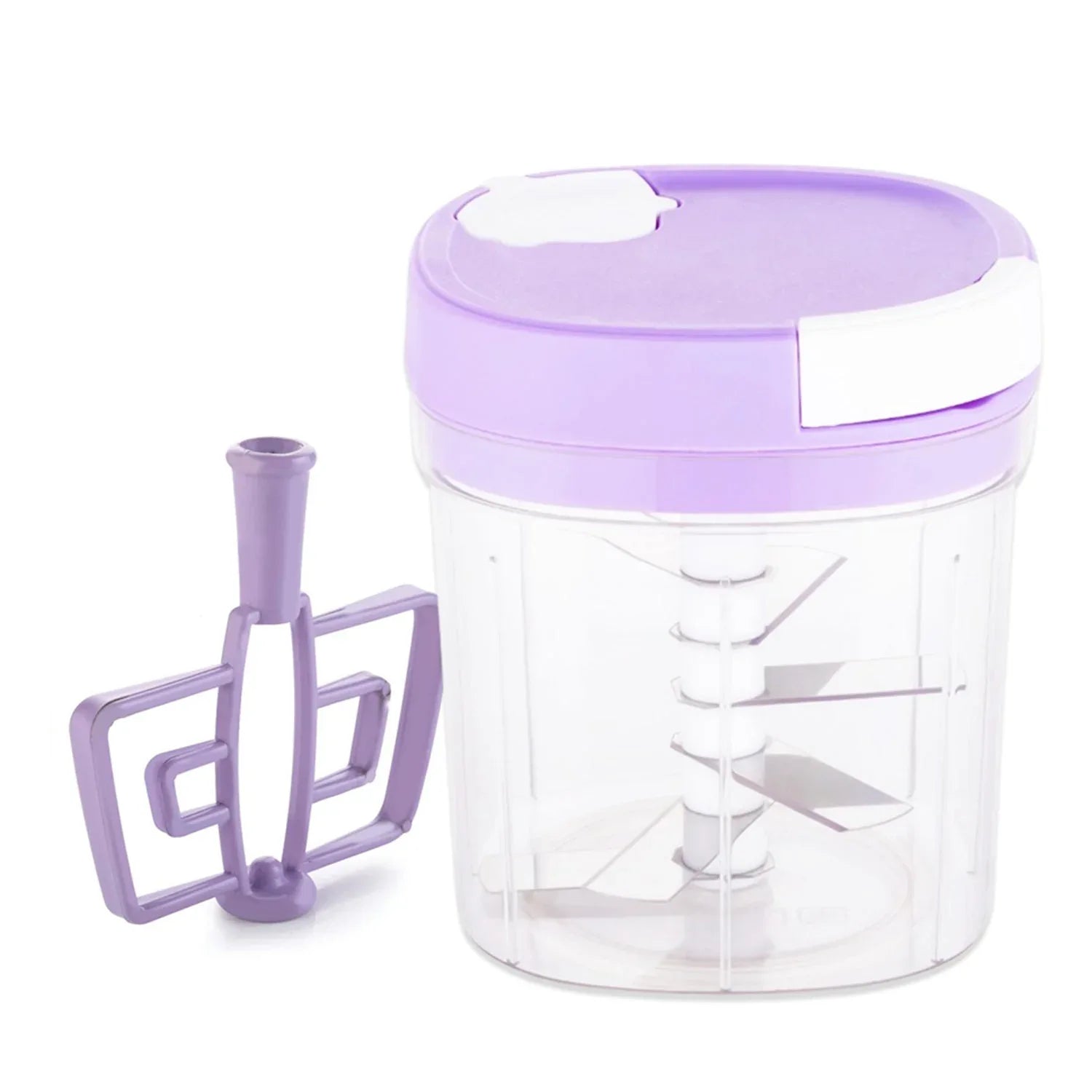 2670 2 In 1 Handy Chopper And Slicer Used Widely For Chopping And Slicing Of Fruits Vegetables Cheese Etc. Including All Kitchen Purposes. - Zidbik