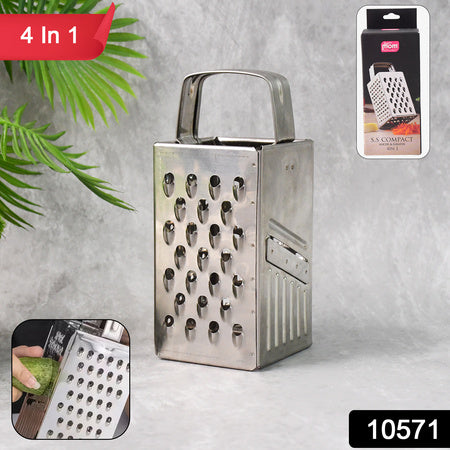 Supermom Premium 4-in-1 Stainless Steel Compact Grater And Slicer - Zidbik