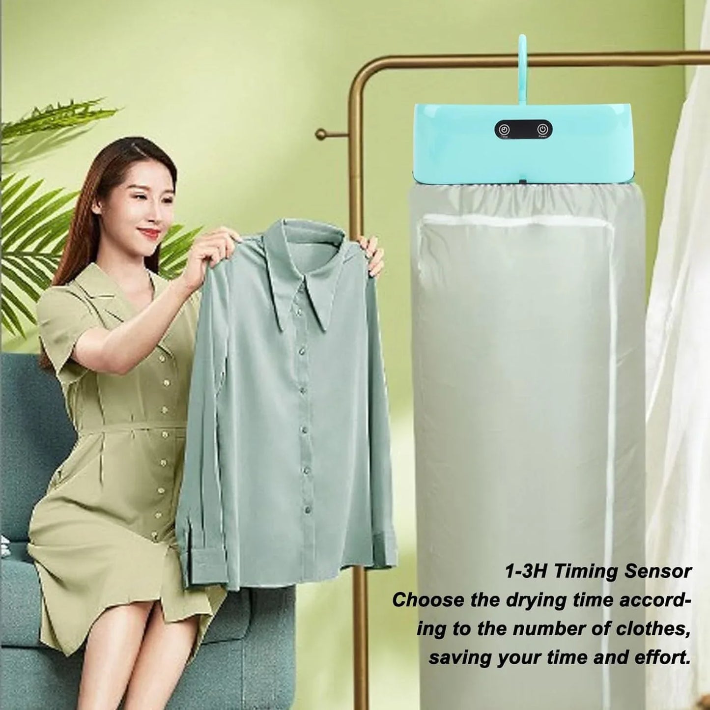 Portable Clothes Folding Dryer Portable Dryer (1 Pc) - Zidbik