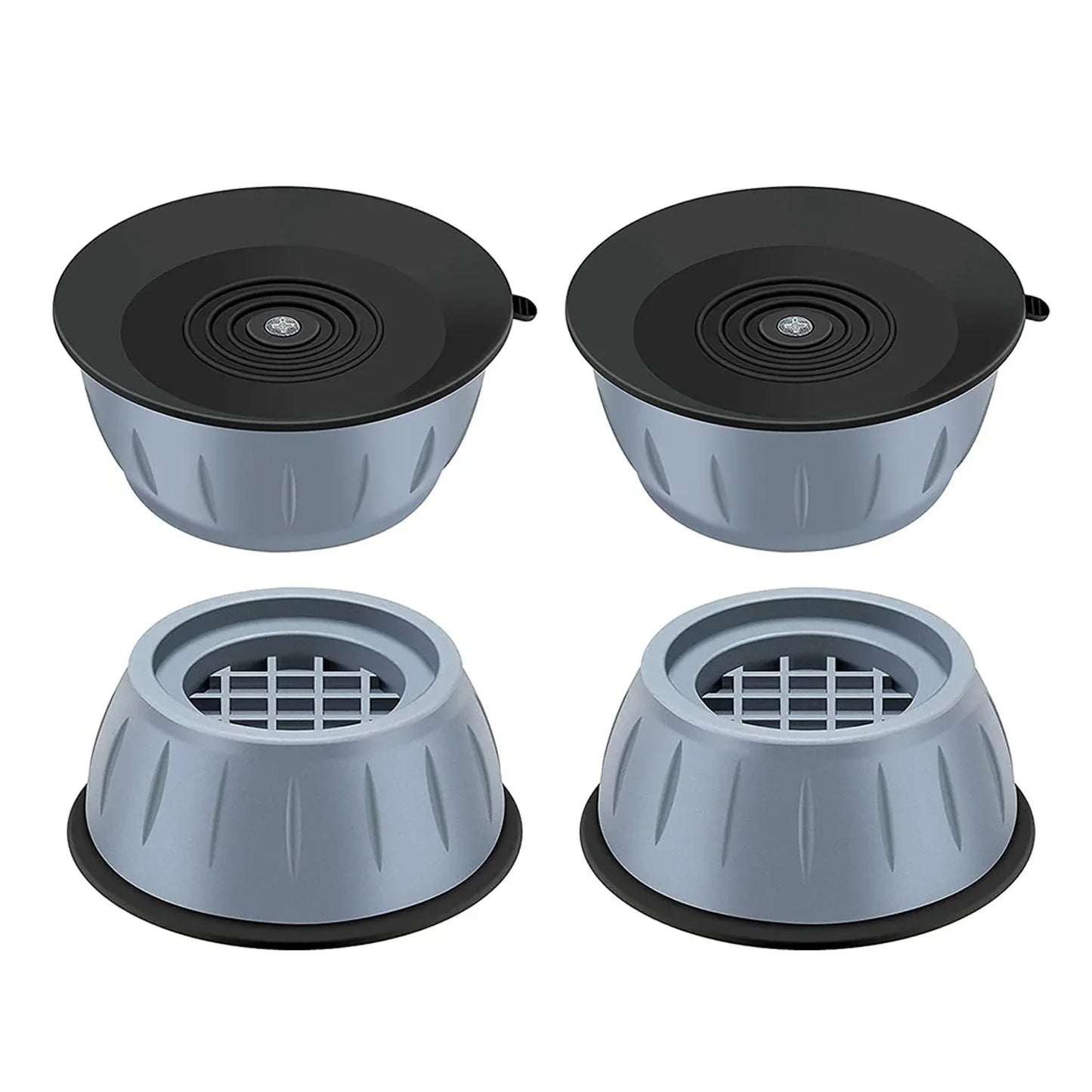 1769 Anti Vibration Pads With Suction Cup Feet - Zidbik