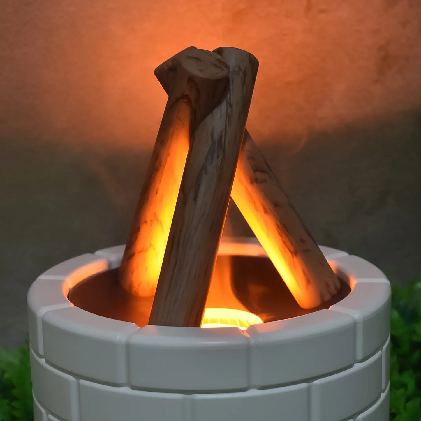 Bonfire Shaped Diffuser Essential Oil Diffuser Multi Function Flame Oil Diffuser (1 Pc) - Zidbik