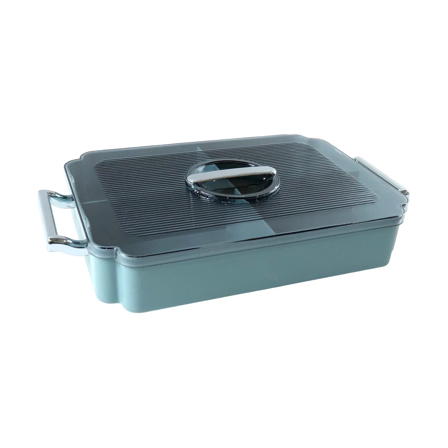 4 Compartment Multipurpose Plastic Food Storage Container (1 Pc) - Zidbik