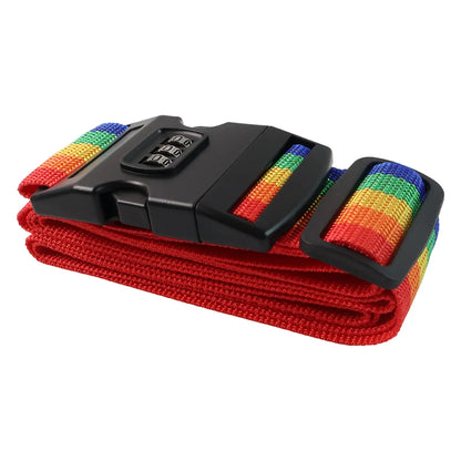 Heavy-duty Rainbow Webbing With 3-digit Code Lock - Zidbik