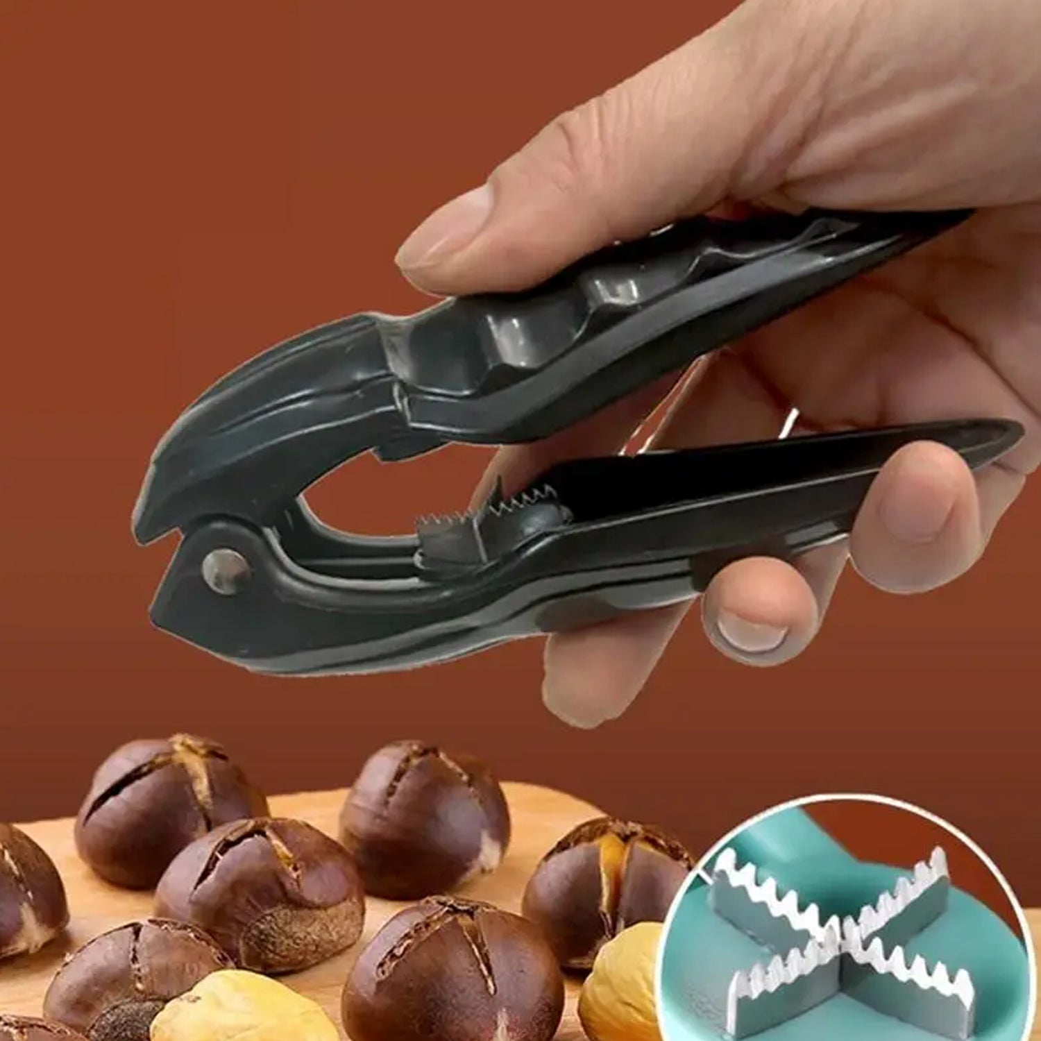 Multipurpose Walnuts And Seafood Cracker Tool - (1 Pc) - Zidbik
