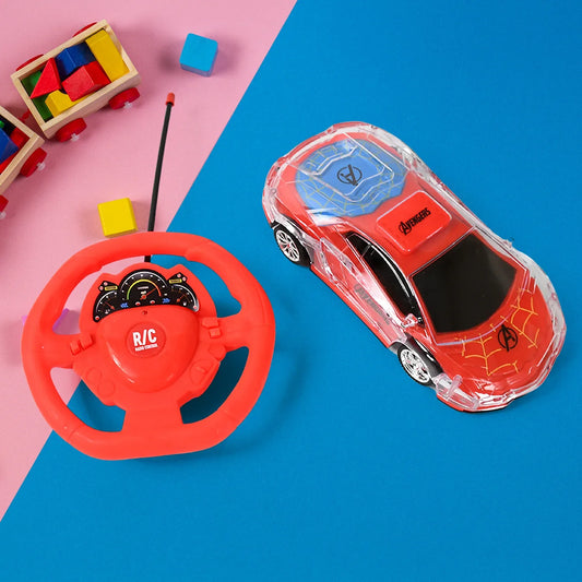 17927 Plastic Remote Control Car Remote Control Racing Car With Two Function Backward And Forward. Handle Design Remote. Best Birthday Gift Birthday Return Gift With Rechargeable Battery For Car - Zidbik