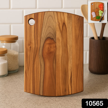 Supermom Premium Teak Wood Chopping Board For Kitchen (1 Pc) - Zidbik