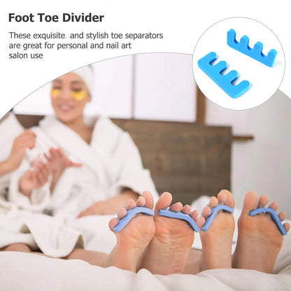 Toe Separators Toe Spacers Sponge Toe Stretcher Pedicures (1 Pair) - Zidbik