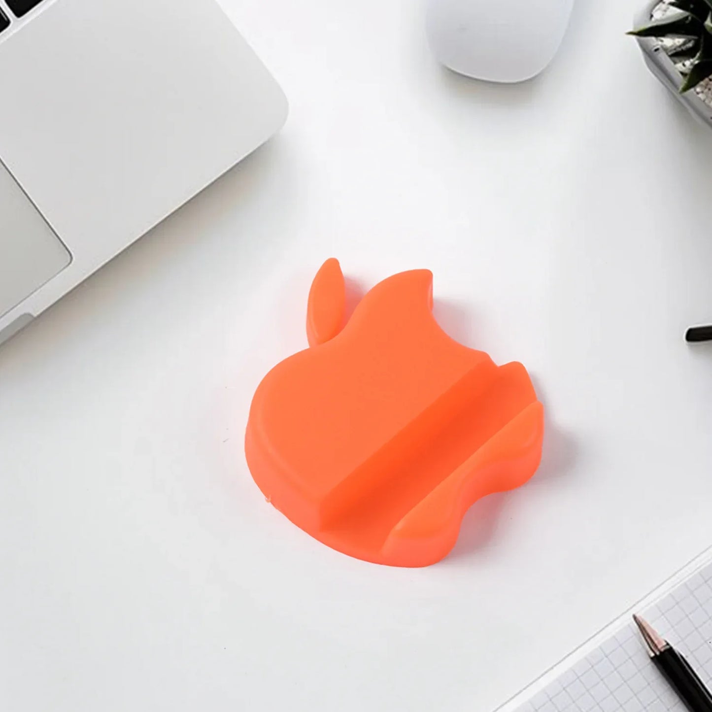 Apple-shaped Plastic Mobile Phone Holder (1 Pc Mix Color) - Zidbik
