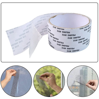 Self-adhesive Mosquito Net Repair Tape 2m X 5cm Roll 1 Pc - Zidbik