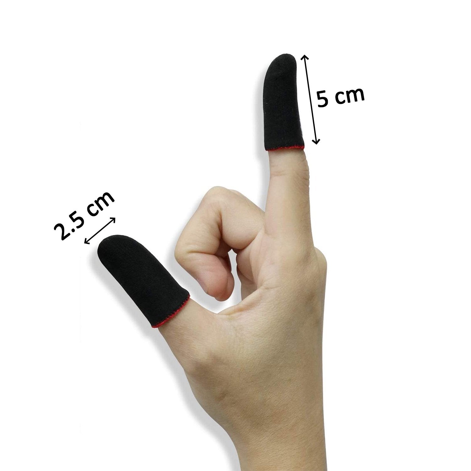 7391 Thumb  Finger Sleeve For Mobile Game Pubgcodfreefire (1pair Only) - Zidbik