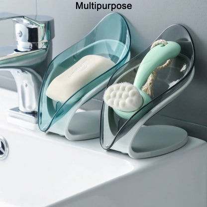 4794 New Leaf Soap Box Used In All Kinds Of Household And Bathroom Places As A Soap Stand And Case. - Zidbik