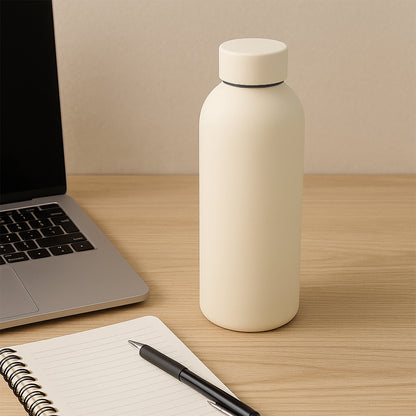 Stainless Steel Double Wall Vacuum-insulated Drink Water Bottle (Mix Color  500 Ml Approx) - Zidbik