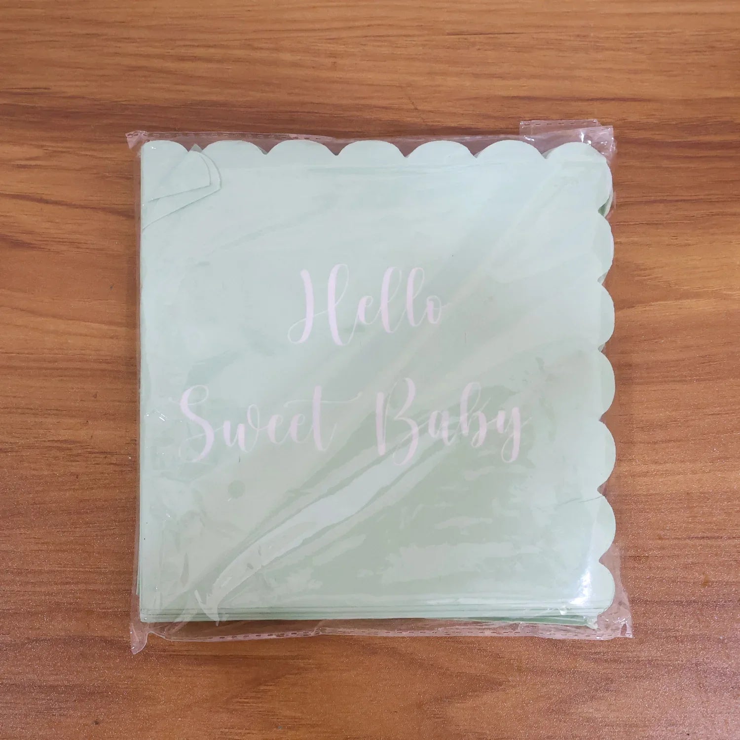 Hello Sweet Baby Party Paper Napkins (31 X 31 Cm 24 Pc) - Zidbik