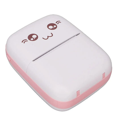 8838 Pocket Mini Printer Mobile Phone Bluetooth Connection Wireless Mini Thermal Printer With Android Or Ios App For Pictures Portable Smart Printercontains 1 Rolls Thermal Paper With Fast Paper Output For Photo Image - Zidbik