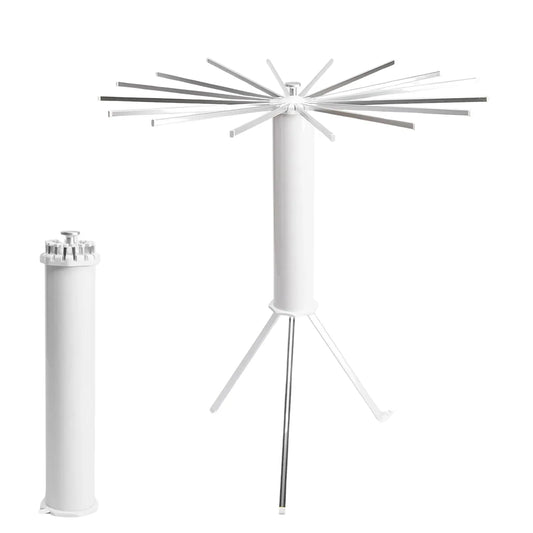 Foldable Rotary Clothes Drying Rack Stand (1 Pc) - Zidbik