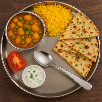 Stainless Steel Dining Spoon   Baby Spoon - (1 Pc) - Zidbik