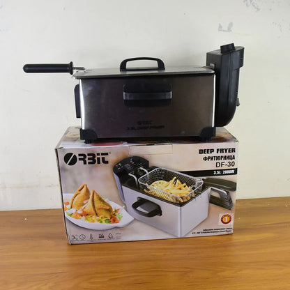 Orbit Heavy Duty 2000w Deep Fryer With 3.5 Litre Oil Capacity - Zidbik