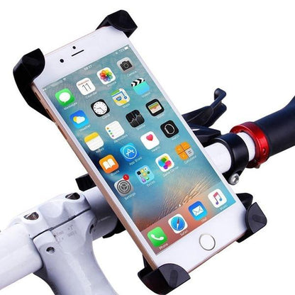 1456 Bike Phone Mount Anti Shake And Stable Cradle Clamp With 360 Rotation - Zidbik
