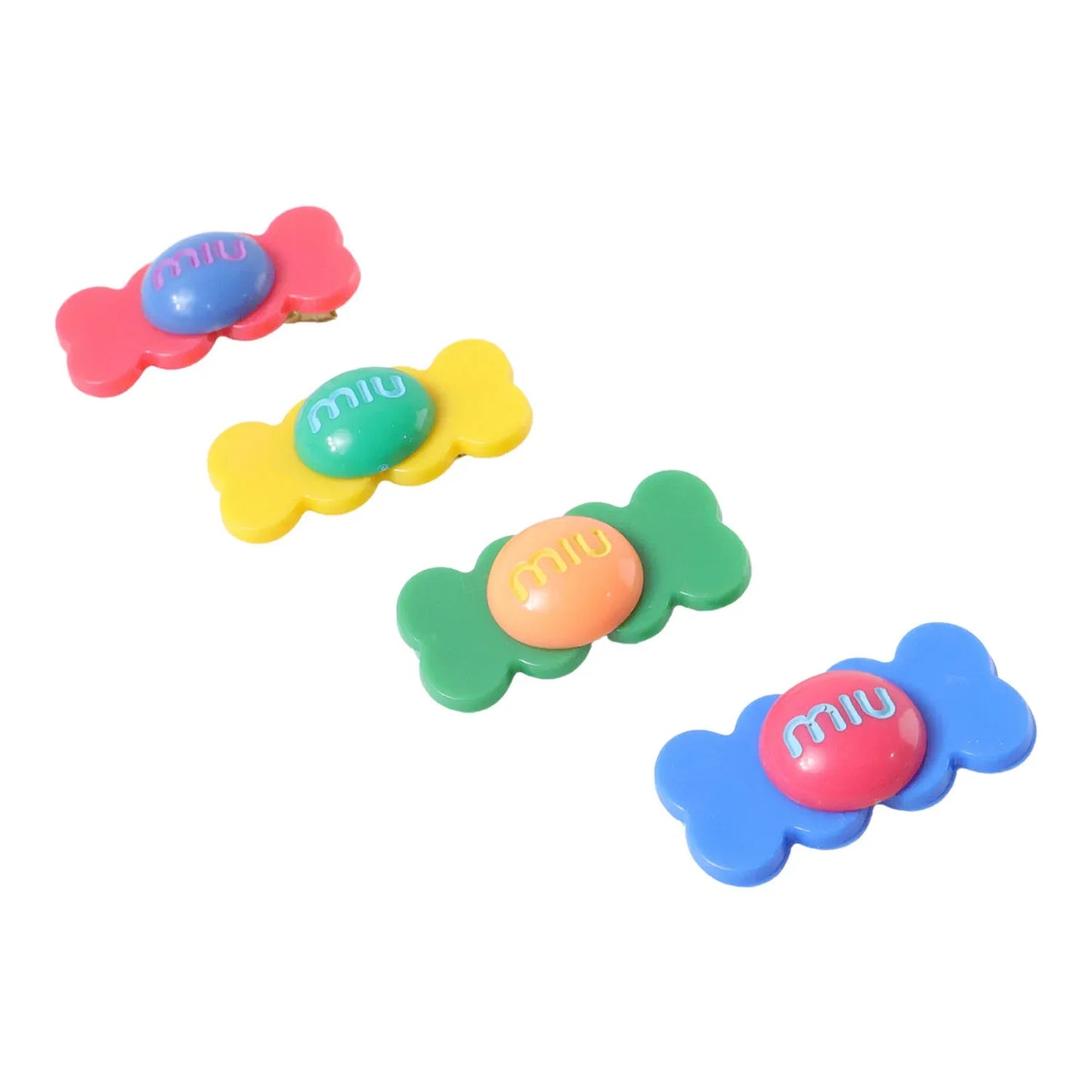 Cute Candy Shape Colorful Hair Clips - Zidbik