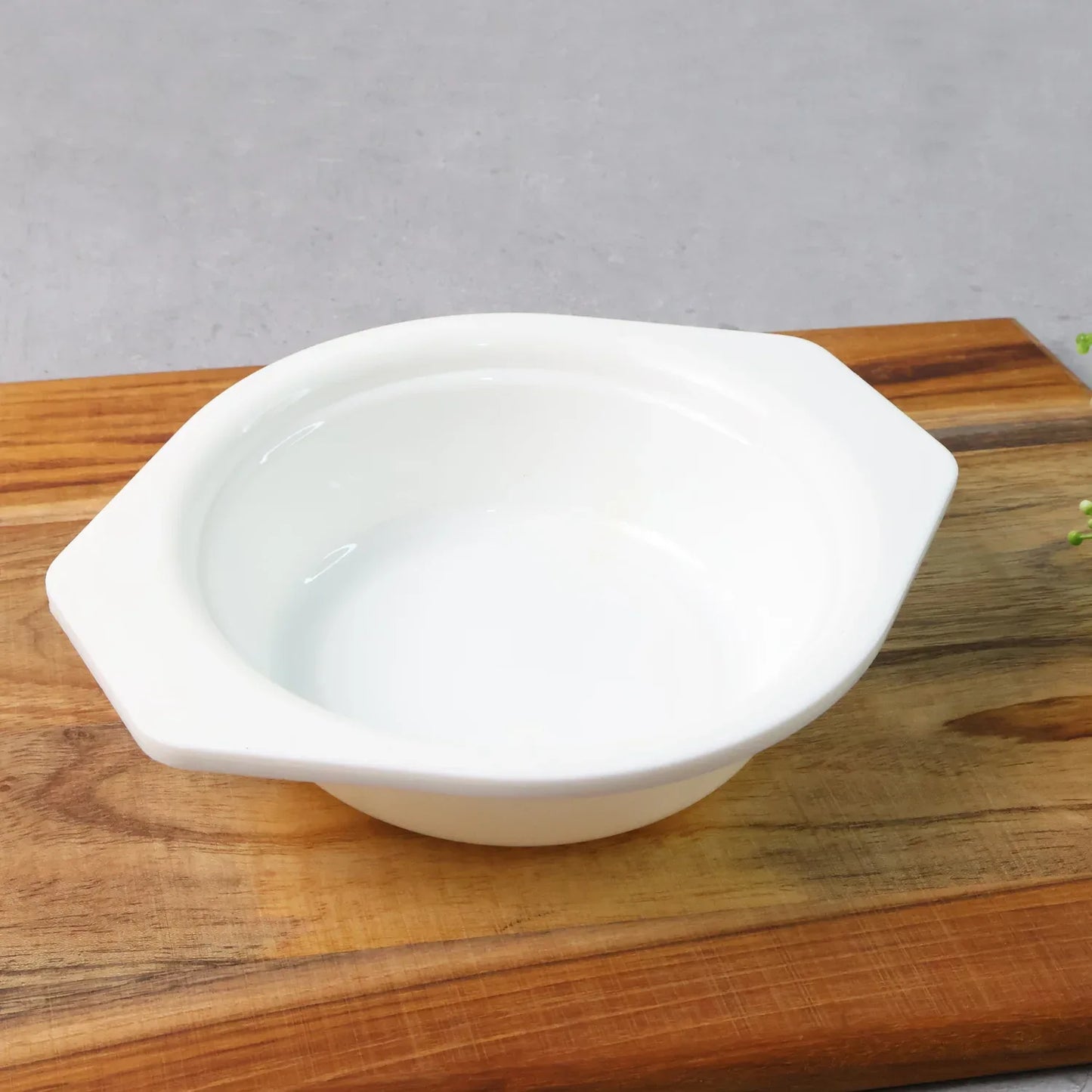 Premium Plastic Serving Mixing Bowl With Easy-grip Side Tabs (1 Pc) - Zidbik