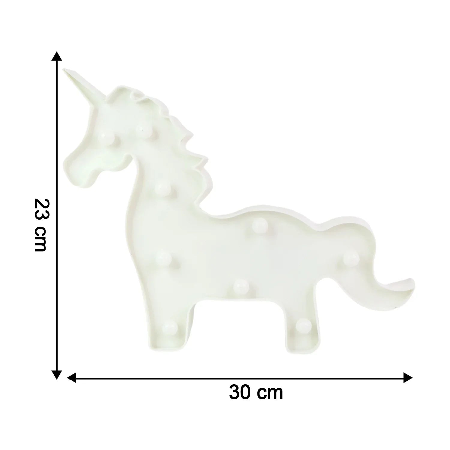 Unicorn Shaped Led Decorative Night Light (1 Pc) - Zidbik