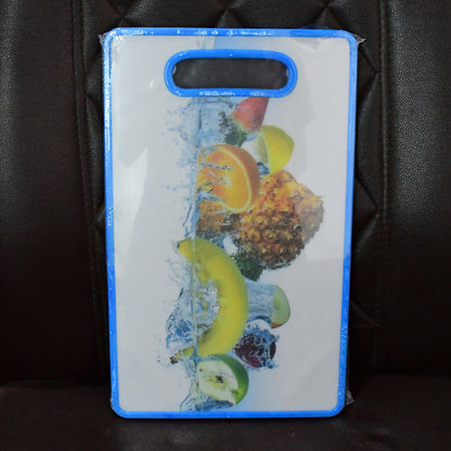 Large Rectangular Fruit Print Cutting Board (36x22cm  1 Pc) - Zidbik