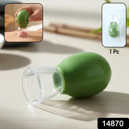Manual Silicone Vacuum Cupping Therapy Cup (1 Pc) - Zidbik