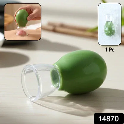 Manual Silicone Vacuum Cupping Therapy Cup (1 Pc) - Zidbik