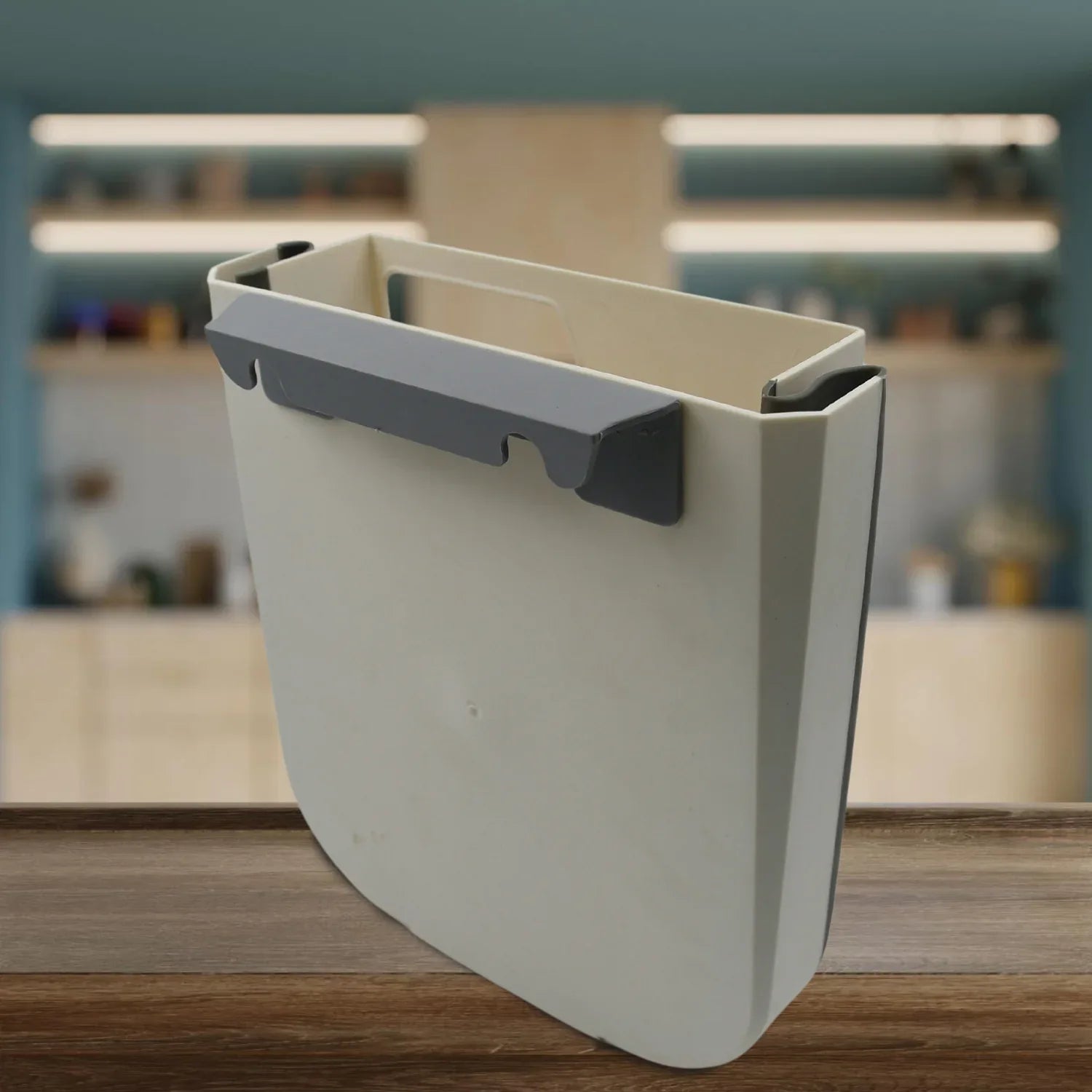 Hanging Trash Can For Kitchen Cabinet Door Small Collapsible Foldable Waste Bins Hanging Trash Holder For Bathroom Bedroom Office Car Portable - Zidbik