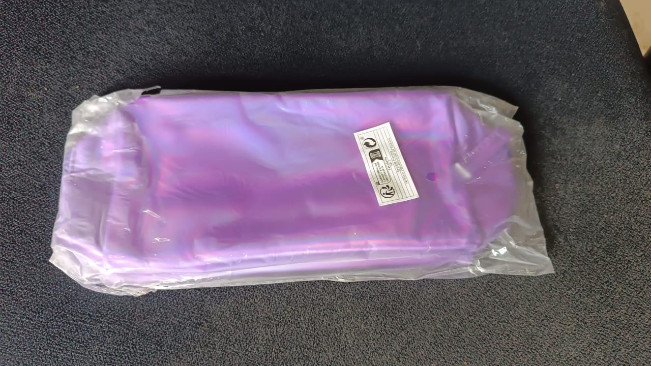 Holographic Shiny Waterproof Travel Cosmetic Pouch (1 Pc) - Zidbik