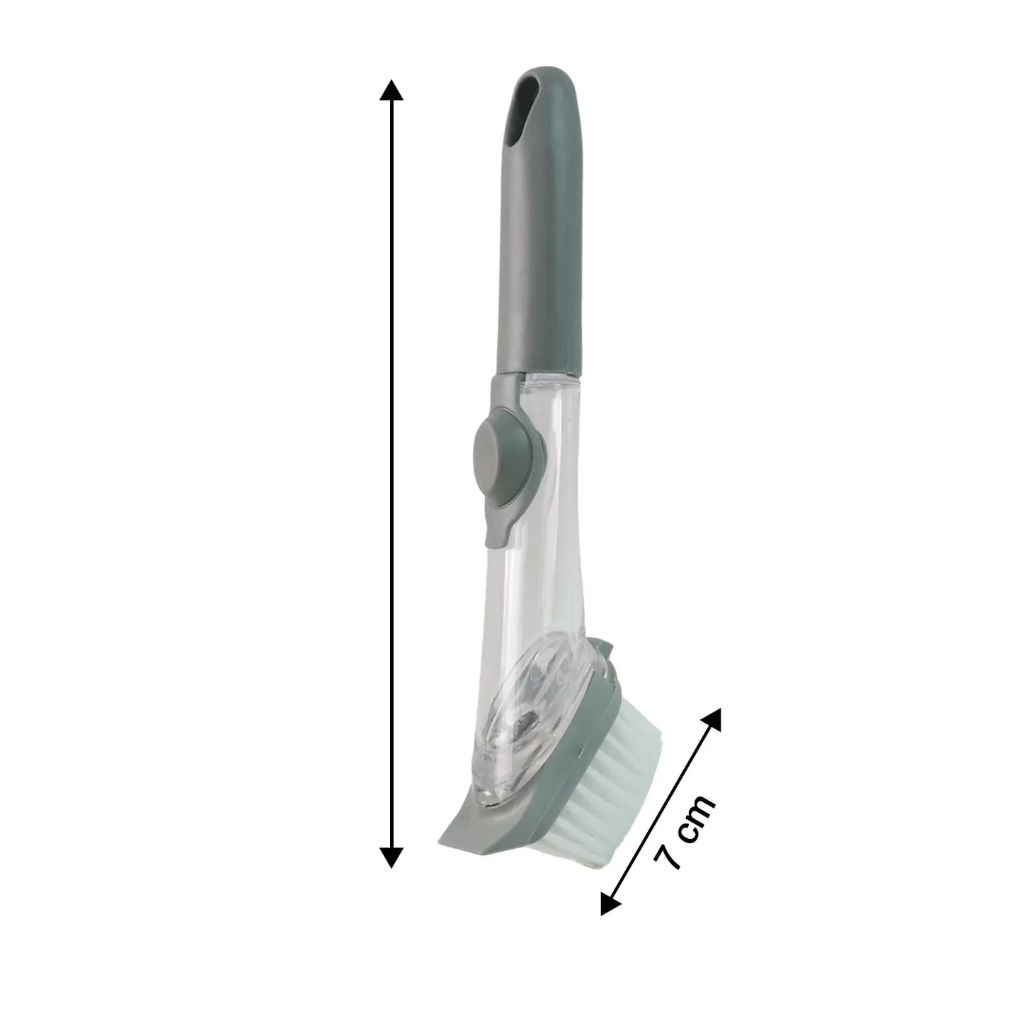2 In 1 Soap-dispensing Dish Brush - (Set) - Zidbik