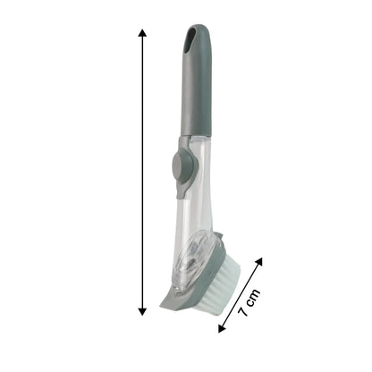 2 In 1 Soap-dispensing Dish Brush - (Set) - Zidbik